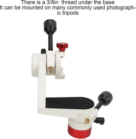Altazimuth Telescope Mount, Aluminum Alloy 360° Micro Motion PTZ Mount with 3/8in Thread for Astronomy Bird Watching and Astrophotography in Kuwait