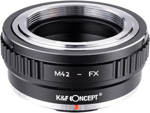 K&F Concept Camera Lens Adapter Ring Compatible with AI G AF-S Mount Lens to Fuji FX X-Pro1 XT4 X-M1 X-A1 X-E1 Adapter in Kuwait