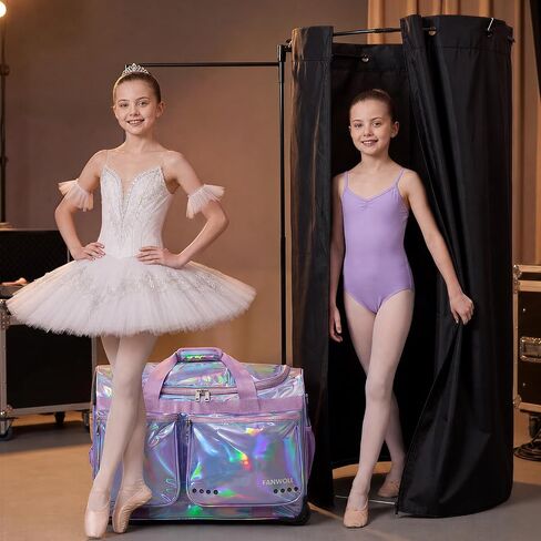 Fanwoli Changing Room System for Dance Bag with Rack, Anti-Tilt, 3rd Gen | Compatible Only with Fanwoli|360° Privacy Curtain|Dual-Side Zipper|10-Second Setup|Foldable Storage|Max height: 5.4 ft in Kuwait