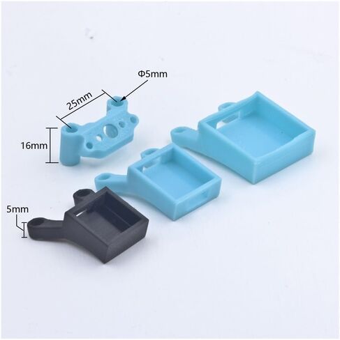 Printed GPS Module Mount TPU Holder Fixed Bracket Seat Compatible with M80 PRO BN-----180 BN-----220 BN-----280 BN-----880 FPV Racing Drone Mark5 Frame(Blue 28X28 GPS) in Kuwait