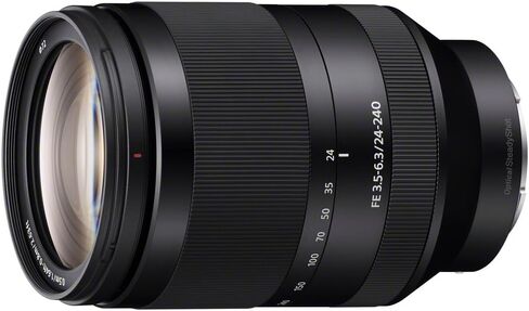 Sony FE 24-240mm f/3.5-6.3 OSS Full-Frame E-Mount Telephoto Zoom Lens | All-in-one zoom with 24-240mm focal range, optical image stabilization and dustproof construction in Kuwait