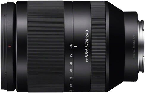 Sony FE 24-240mm f/3.5-6.3 OSS Full-Frame E-Mount Telephoto Zoom Lens | All-in-one zoom with 24-240mm focal range, optical image stabilization and dustproof construction in Kuwait