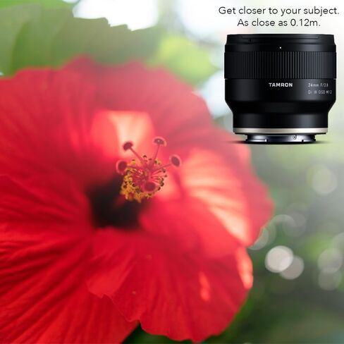 Tamron 24mm F/2.8 Di III OSD M1:2 Lens for Sony Full Frame/APS-C E-Mount Mirrorless Camera | 2 Macro, 67mm Filter, 215g, Moisture-Resistant, Fluorine Coating in Kuwait