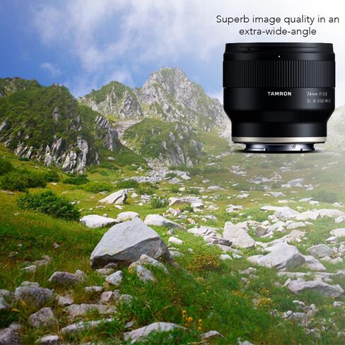 Tamron 24mm F/2.8 Di III OSD M1:2 Lens for Sony Full Frame/APS-C E-Mount Mirrorless Camera | 2 Macro, 67mm Filter, 215g, Moisture-Resistant, Fluorine Coating in Kuwait