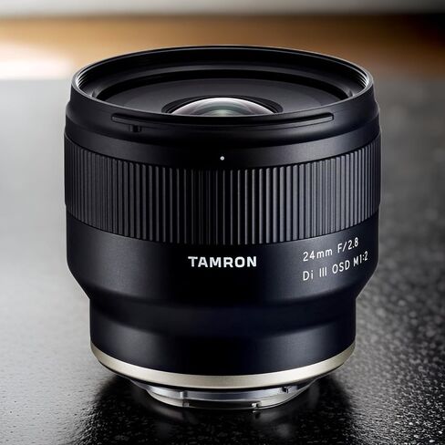 Tamron 24mm F/2.8 Di III OSD M1:2 Lens for Sony Full Frame/APS-C E-Mount Mirrorless Camera | 2 Macro, 67mm Filter, 215g, Moisture-Resistant, Fluorine Coating in Kuwait