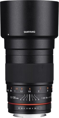 Samyang 135mm f/2.0 ED UMC Telephoto Lens for Canon EF Digital SLR Cameras in Kuwait