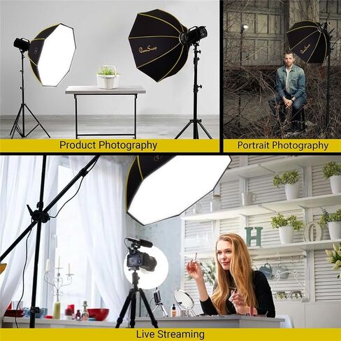 Glow ParaSnap 36" Octa SterlingFibre Bowens Mount Softbox with Advanced Open & Close System, this Parabolic Softbox with Quick Speedring is ideal Speedlight Softbox in Kuwait