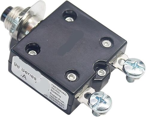 1pcs 98 Series 18A Circuit Breakers Push Button Switch of Thermal Protector with Screw PIN in Kuwait
