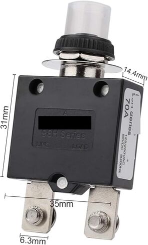1pc 98H Series 50A auto recloser disyuntor Circuit Breaker Thermal Protector for Pump in Kuwait
