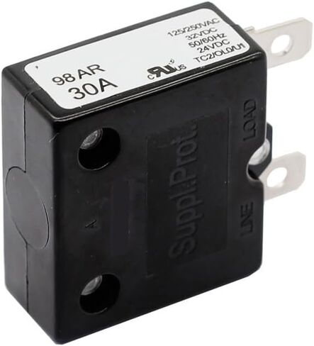 1pc 98AR Series 9A Electronic Starter Protection Thermal Switch Overload Circuit Breaker in Kuwait