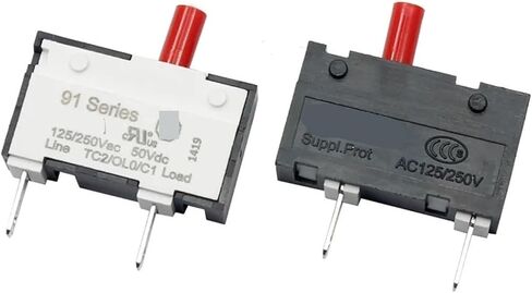 1pc 8A Circuit breakermanual Reset Thermal Overload Protector in Kuwait