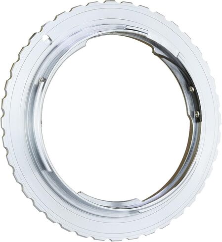Haoge Lens Mount Adapter for Contax/Yashica C/Y CY Mount Lens to Canon EOS Rebel 80D 70D 60D 50D 550D 500D 5D 5DS 7D EF EF-S Mount Camera Silver in Kuwait