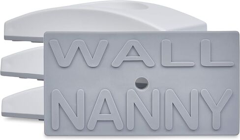 Wall Nanny - Dog Gate Wall Protector (Made in USA) Protects Walls and Doorways from Pet Gates - for Pressure Mounted Indoor Safety Baby Gates (4 Pack) White in Saudi Arabia