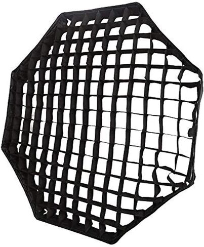 Compatible for Triopo KS K2 KX Octagon Umbrella Honeycomb Grid | Hook-loop border restricts light spread, cuts stray glow for portrait & product shooting(65cm) in Kuwait