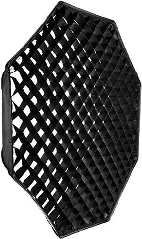 Compatible for Triopo KS K2 KX Octagon Umbrella Honeycomb Grid | Hook-loop border restricts light spread, cuts stray glow for portrait & product shooting(65cm) in Kuwait
