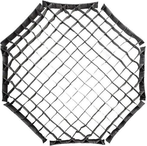Compatible for Triopo KS K2 KX Octagon Umbrella Honeycomb Grid | Hook-loop border restricts light spread, cuts stray glow for portrait & product shooting(65cm) in Kuwait
