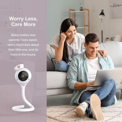 iBaby Smart Baby Breathing Monitor - with Camera and Audio, Tracking Baby's Breathing, Sleeping, Movement. i2 Wi-Fi Video Baby Monitor, Contactless, Work with Smartphone. in Kuwait