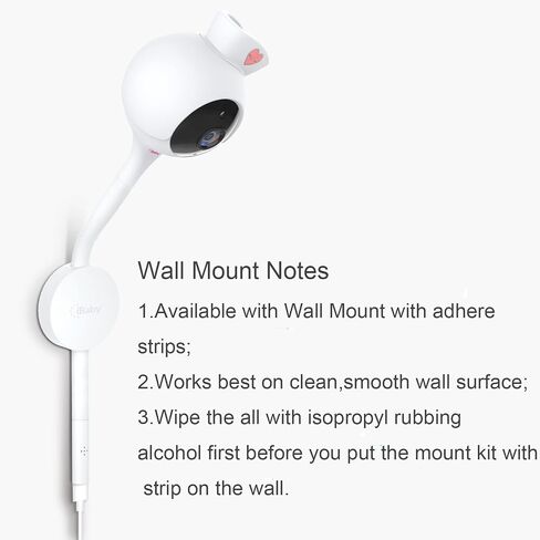 iBaby Smart Baby Breathing Monitor - with Camera and Audio, Tracking Baby's Breathing, Sleeping, Movement. i2 Wi-Fi Video Baby Monitor, Contactless, Work with Smartphone. in Kuwait