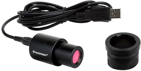 Celestron 2MP Digital Microscope Imager for Classroom Imaging | Convert Your Microscope to Digital, Capture Photos & Video, Fits Most Microscopes, USB Powered, Great for Education in Kuwait