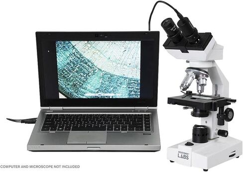 Celestron 2MP Digital Microscope Imager for Classroom Imaging | Convert Your Microscope to Digital, Capture Photos & Video, Fits Most Microscopes, USB Powered, Great for Education in Kuwait