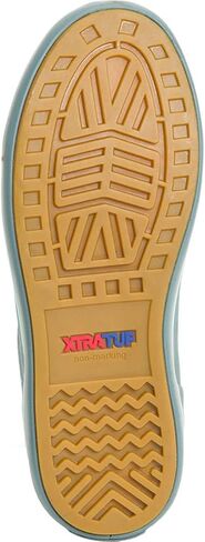 XTRATUF Women's Durable Waterproof Breathable Slip-Resistant 6 Inch Ankle Deck Boots, Trooper Blue/Beach Glass, 5 in Kuwait