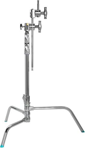 Flashpoint 20" Quick Release Turtle Base C-Stand Kit with 2.5" Grip Head 20" Grip Arm (Chrome) in Kuwait