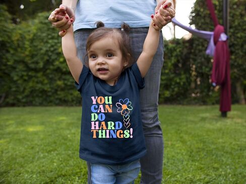 Go All Out You Can Do Hard Things Motivational Teacher Mens Toddler Women Youth T-Shirt in Kuwait