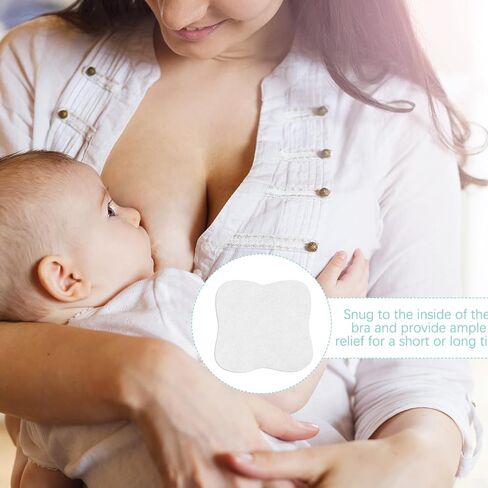 Frienda 20 Pieces Soothing Gel Pads Adjusting Hydrogel Reusable Pads Breastfeeding Essentials Nursing Pad Breast Pad Cooling Relief for Moms Sore Nipples from Pumping or Nursing in Kuwait