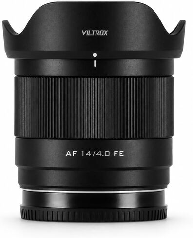 VILTROX 14mm F4.0 E Mount Full Frame Ultra-Wide Angle Prime Lens for Sony | Compatible with Sony E-mount Cameras: A7 Series, A9 Series, A1, FX3 and ZV-E1. Ideal for Landscape, Travel and Video. in Kuwait