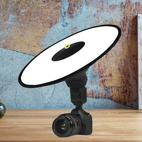 Ciieeo Adjustable Photography Reflector and Flash Diffuser with Cloth Material, Provides Even and Smooth Light, Eliminates Shadows, for Travel and Video Photography in Kuwait