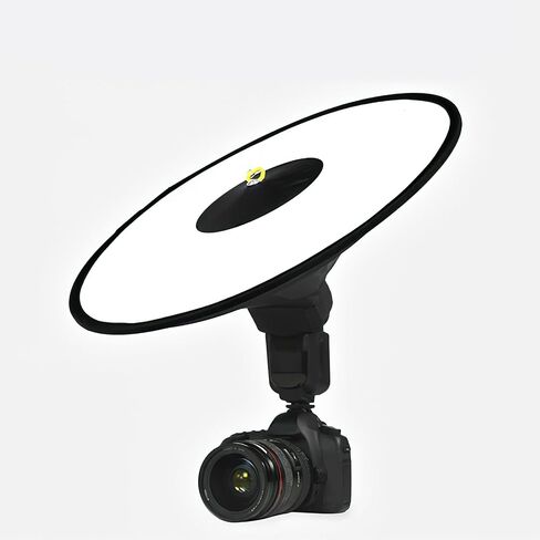 Ciieeo Adjustable Photography Reflector and Flash Diffuser with Cloth Material, Provides Even and Smooth Light, Eliminates Shadows, for Travel and Video Photography in Kuwait