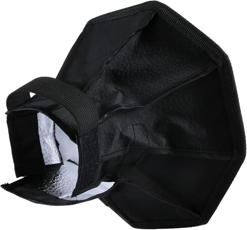 Compatible for Nikon Speedlights 20cm Flash Softbox Diffuser | Mini compact design softens flash glare for close-up portrait and makeup photography in Kuwait