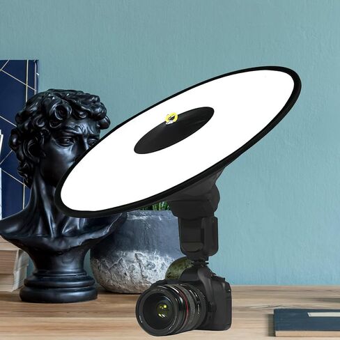 ibasenice Black Cloth Flash Diffuser Light Reflector for Photography and Video, Provides Even and Smooth Light, Suitable for Location-Based Environments and Professional Photographers in Kuwait