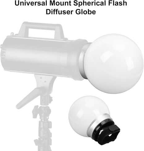 15cm Soft Light Ball Flash Diffuser, Universal Mount Modifier in Kuwait