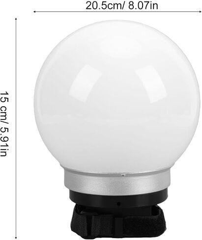 15cm Soft Light Ball Flash Diffuser, Universal Mount Modifier in Kuwait