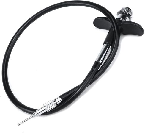 15.7" Threaded Mechanical Shutter Release Cable with Bulb-Lock, Anti-Vibration Black, for DSLR Cameras in Kuwait