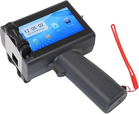 Handheld Inkjet Printer 4.3 Touch Screen 29 Languages | Portable coder for barcode QR date on carton wood plastic with quick drying ink in Kuwait