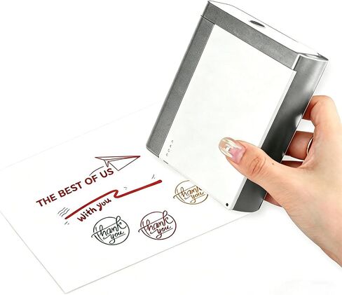 Handheld Inkjet Printer, 1.02 Inch Portable Intelligent Upgraded Printing Machine APP Control for Paper Wood Plastic Metal Clothes Custom Logo Date Coding threecolors in Kuwait