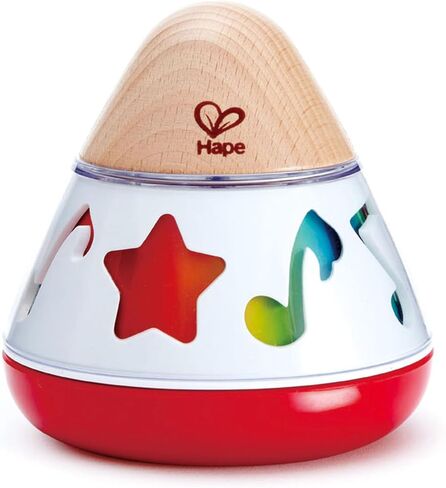 Hape E0332 Rotating Baby Music Box, Spin & Play The Music, Battery Not Needed, 40 x 40 Cm, Multicolor in Kuwait