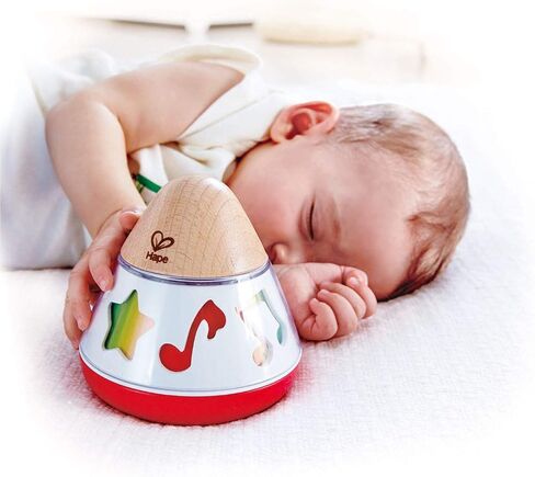 Hape E0332 Rotating Baby Music Box, Spin & Play The Music, Battery Not Needed, 40 x 40 Cm, Multicolor in Kuwait