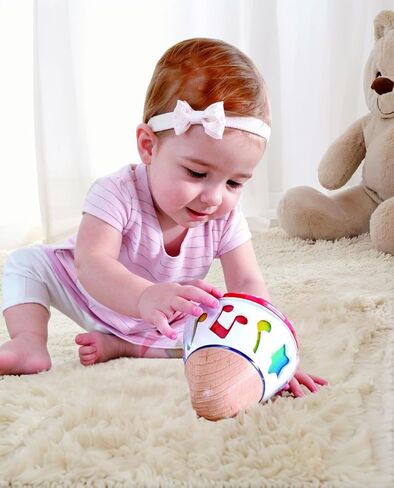 Hape E0332 Rotating Baby Music Box, Spin & Play The Music, Battery Not Needed, 40 x 40 Cm, Multicolor in Kuwait