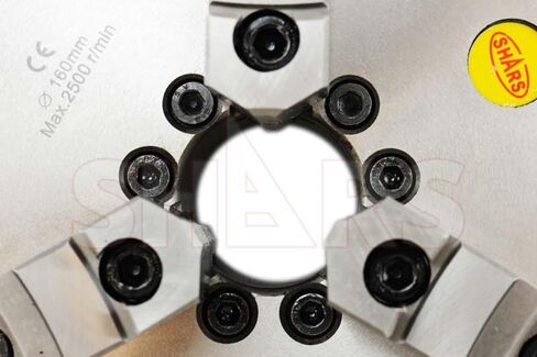 SHARS 8" 3 Jaw Self Centering Scroll Lathe Chucks D1-4 2 Piece Jaws 202-5439 R[ in Kuwait