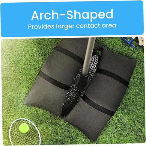 2Pcs Sand Bags for 49Lb Outdoor Fillable Sand Bags for Weight Weatherproof Arched Sandbags with Sturdy Strip for Flooding, Outdoor, Garden, Umbrella Stand in Kuwait