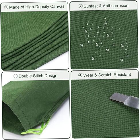 Sand Bags for Flooding 4Pcs Reusable Flood Barrier, 47.2x7.5 Inch Canvas Flood Water Barrier, Suitable for Indoor and Outdoor in Kuwait