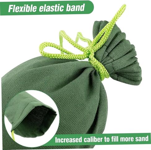 Sand Bags for Flooding 4Pcs Reusable Flood Barrier, 47.2x7.5 Inch Canvas Flood Water Barrier, Suitable for Indoor and Outdoor in Kuwait