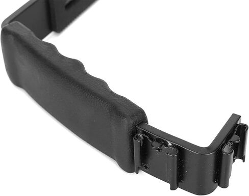 Dpofirs Aluminum L Flash Bracket for Camera | Dual Hot Shoe Mount Bracket with 1/4 Thread for DSLR Microphone LED Light DV in Kuwait
