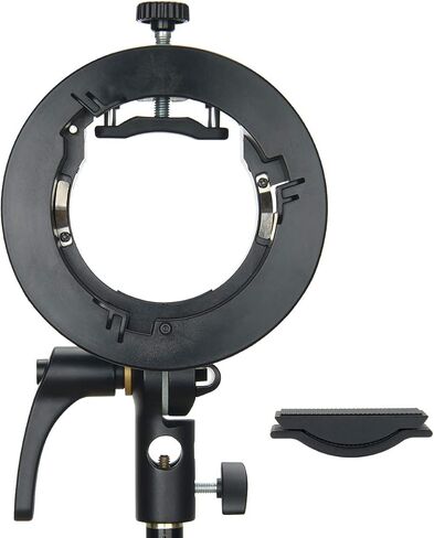 Godox S2 Speedlite Bracket for Bowens Mount | Compatible with GODOX Foldable Softbox, for Godox AD200Pro, AD300Pro, AD400Pro,V1, V860, V850, V480, TT685, TT350 Series in Kuwait
