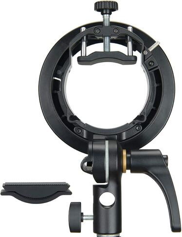 Godox S2 Speedlite Bracket for Bowens Mount | Compatible with GODOX Foldable Softbox, for Godox AD200Pro, AD300Pro, AD400Pro,V1, V860, V850, V480, TT685, TT350 Series in Kuwait