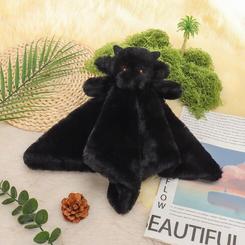 Apricot Lamb Black Dragon Soft Loveys for Babies Security Blanket 14'' in Kuwait