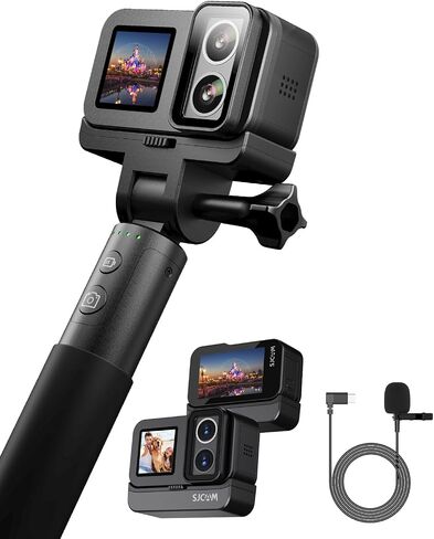 SJCAM SJ20 Action Camera,64GB+MIC Ultra Night Vision & True 4K,8H Power,4K Dual Lens,154° Wide-Angle FOV,Low-Light Motion,Super Stabilization,8X Zoom,30M for Snorkling,Surfing,Diving in Saudi Arabia
